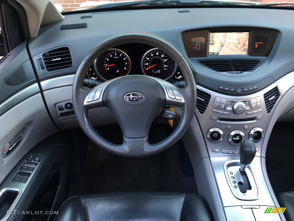 2009 Subaru Tribeca Limited 7 Passenger Slate Gray Dashboard Photo #138699705