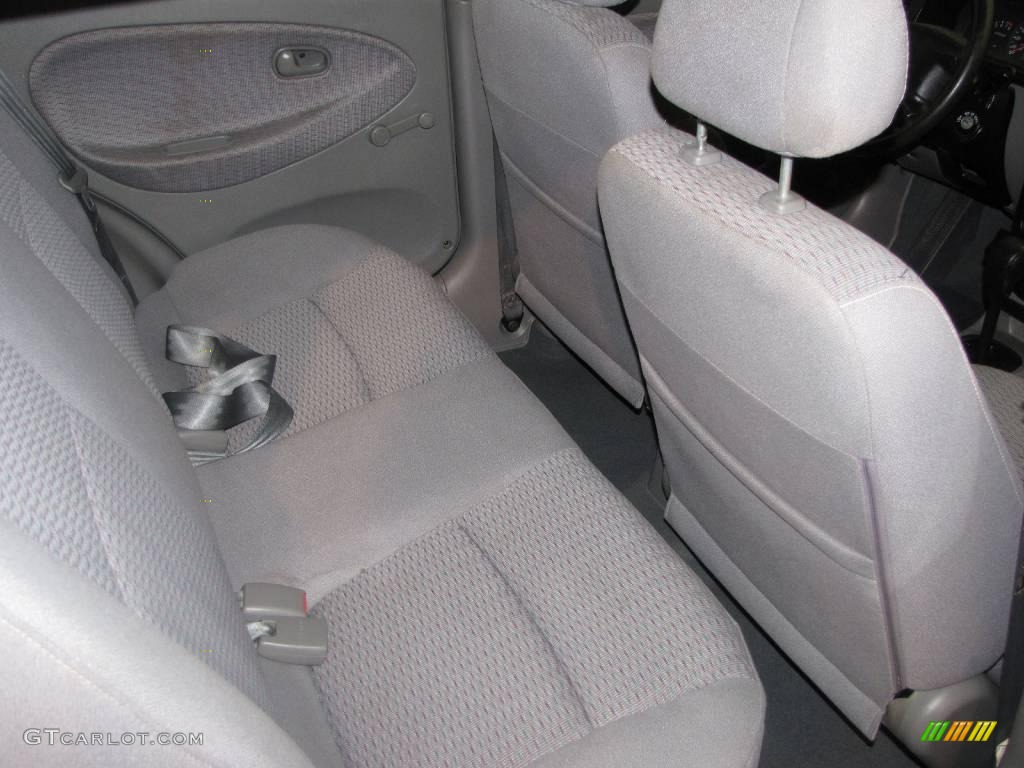 2002 Rio Cinco Hatchback - Emerald Green / Gray photo #13