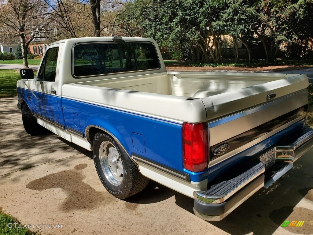 Colonial White 1991 Ford F150 XLT Regular Cab Exterior Photo #138700224