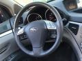 2009 Subaru Tribeca Slate Gray Interior Steering Wheel Photo