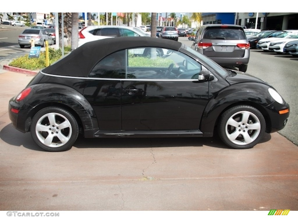 2007 New Beetle 2.5 Convertible - Black / Black photo #10