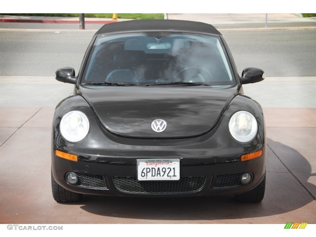 2007 New Beetle 2.5 Convertible - Black / Black photo #12