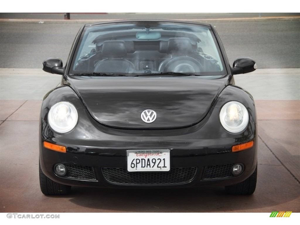 2007 New Beetle 2.5 Convertible - Black / Black photo #14