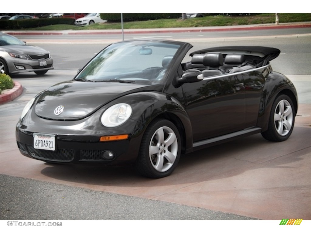 2007 New Beetle 2.5 Convertible - Black / Black photo #15