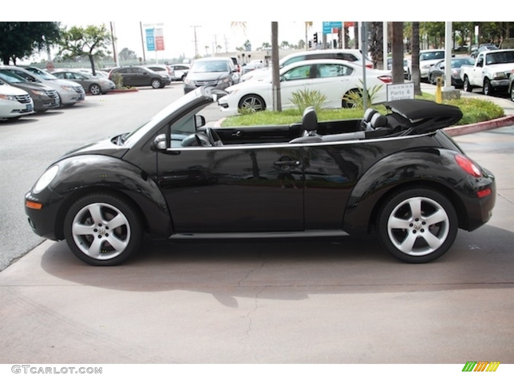 2007 New Beetle 2.5 Convertible - Black / Black photo #16