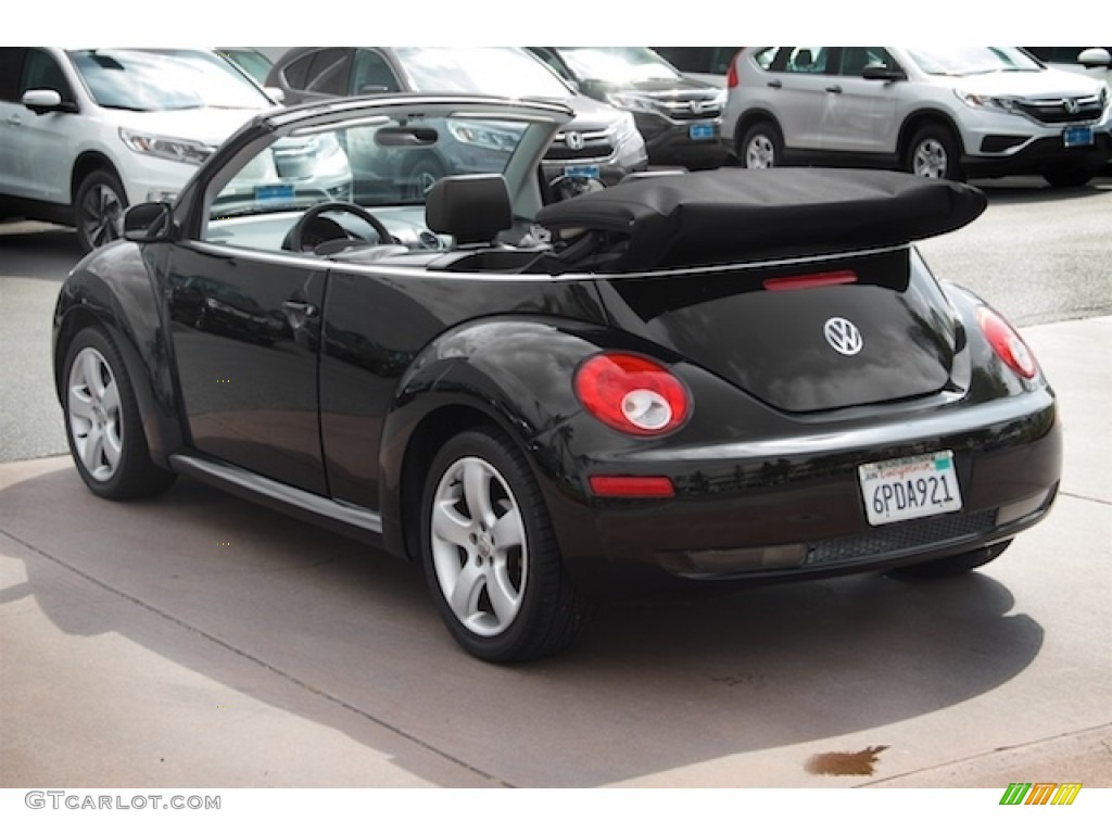 2007 New Beetle 2.5 Convertible - Black / Black photo #17