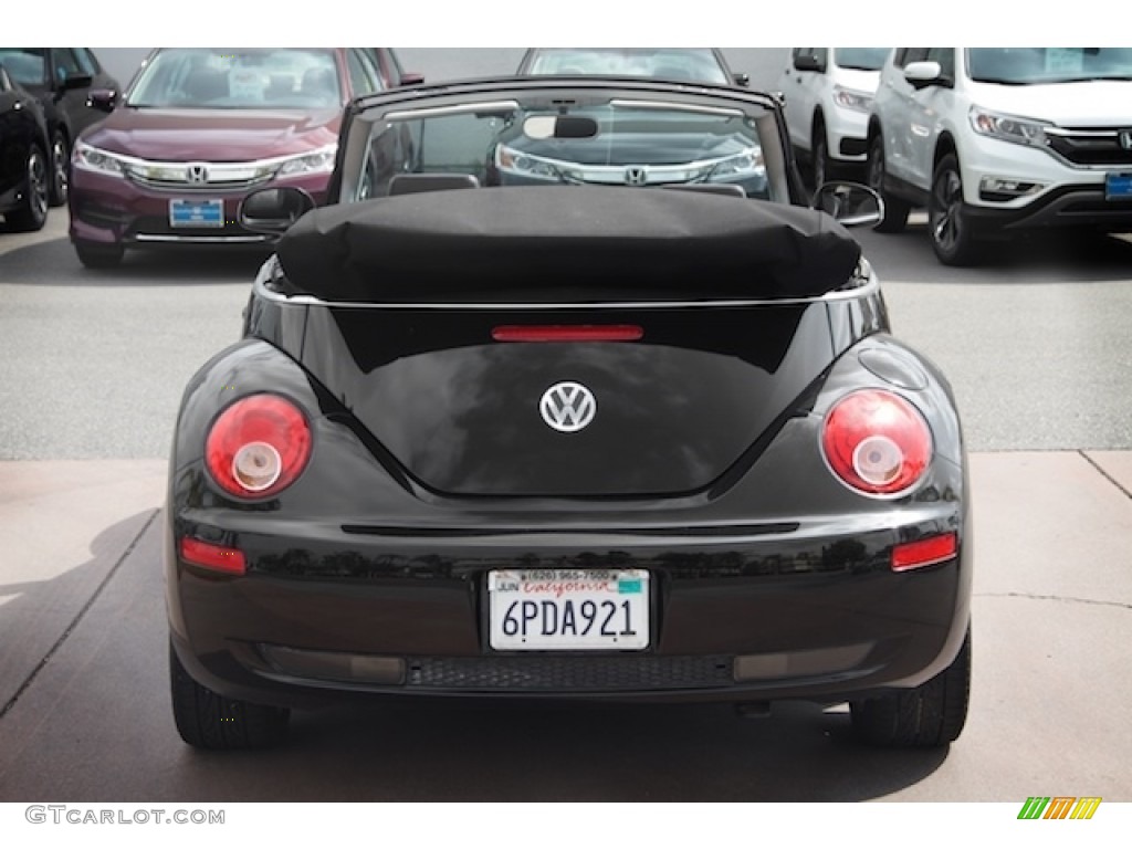 2007 New Beetle 2.5 Convertible - Black / Black photo #18