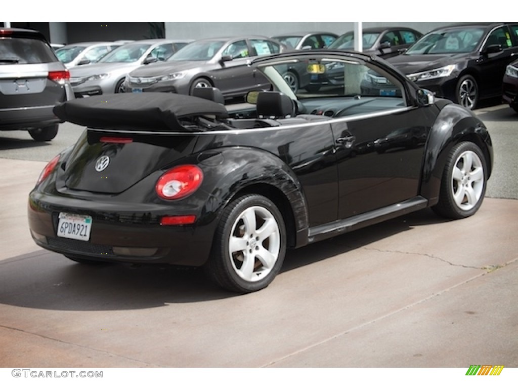 2007 New Beetle 2.5 Convertible - Black / Black photo #19