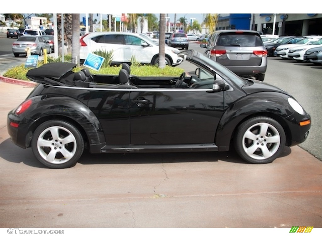 2007 New Beetle 2.5 Convertible - Black / Black photo #20