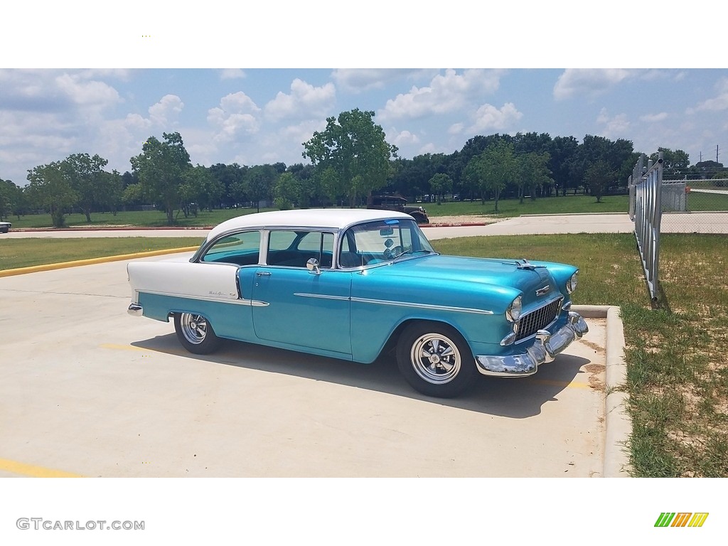 1955 Bel Air 2 Door Coupe - Regal Turquoise / Turquoise photo #1