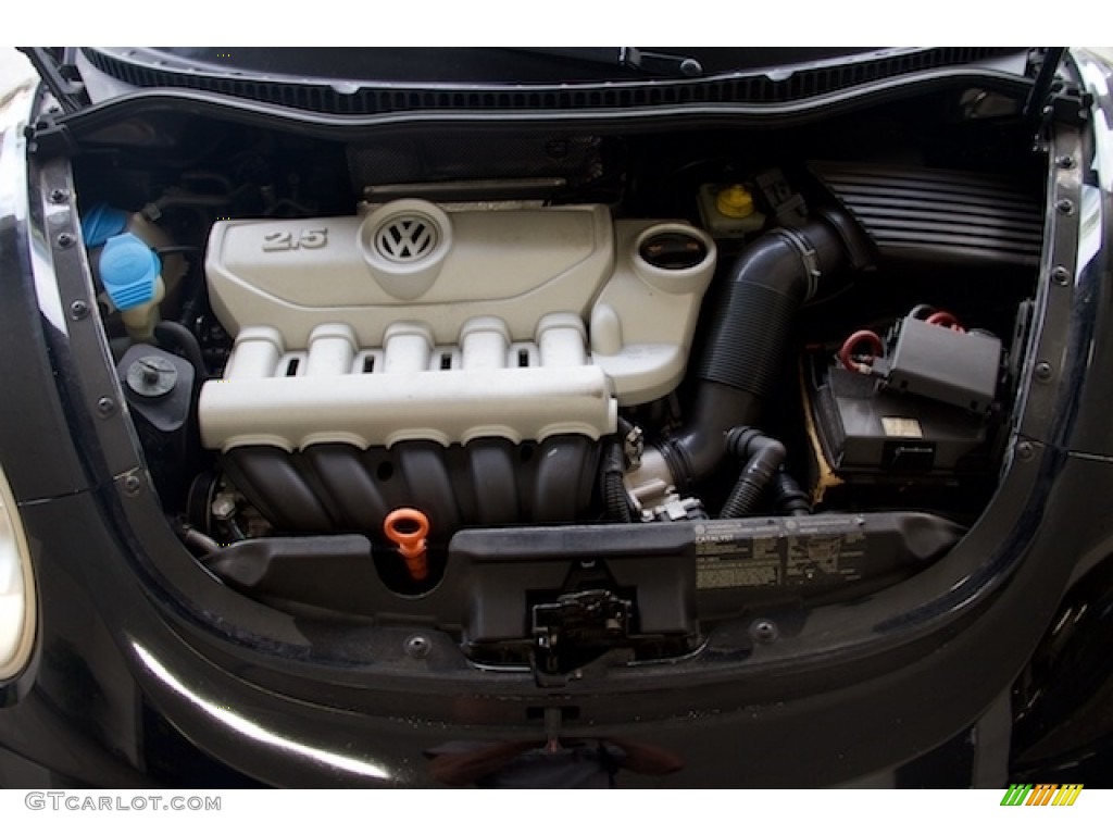 2007 New Beetle 2.5 Convertible - Black / Black photo #31