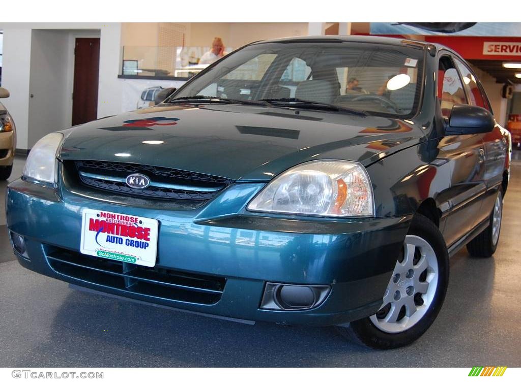 2003 Rio Sedan - Willow Green / Beige photo #1