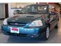 2003 Willow Green Kia Rio Sedan  photo #2