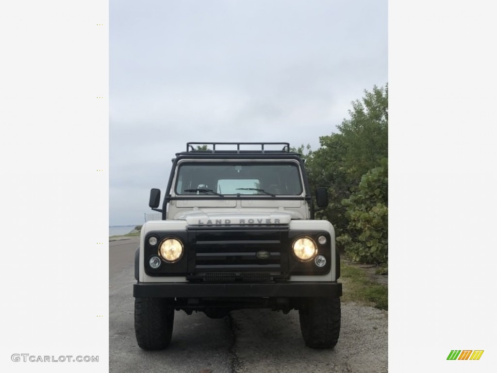1997 Defender 90 Hard Top - Alpine White / Slate Grey photo #12