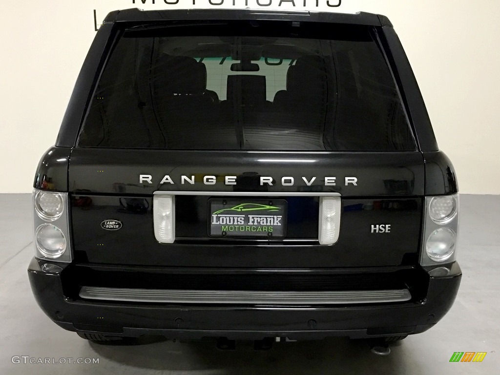 2009 Range Rover HSE - Santorini Black Metallic / Jet Black/Jet Black photo #8