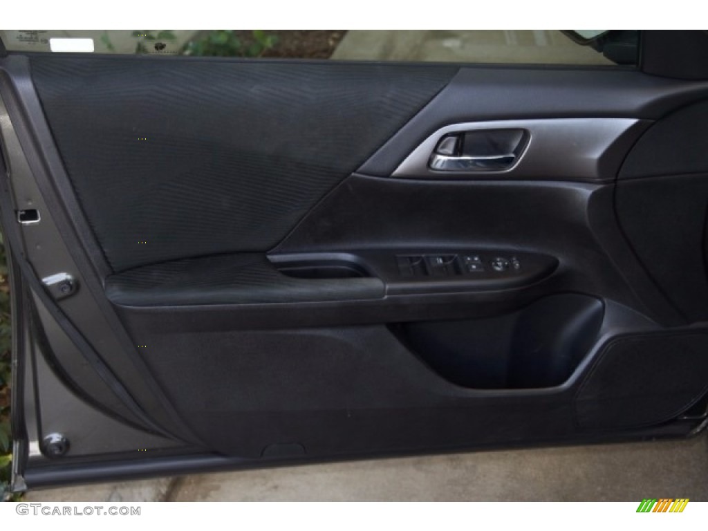 2014 Accord LX Sedan - Hematite Metallic / Black photo #21