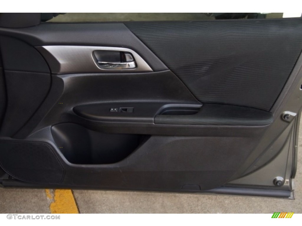 2014 Accord LX Sedan - Hematite Metallic / Black photo #24