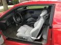 1988 Pontiac Firebird Dark Gray Interior Front Seat Photo