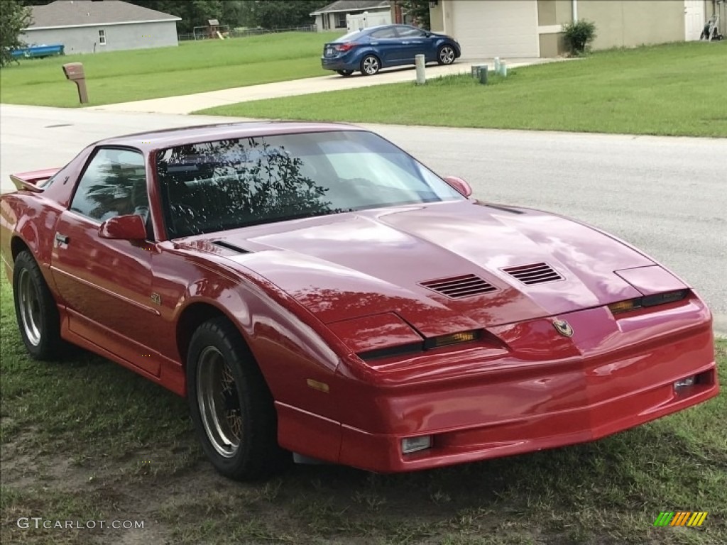 Bright Red 1988 Pontiac Firebird Trans Am GTA Coupe Exterior Photo #138704883