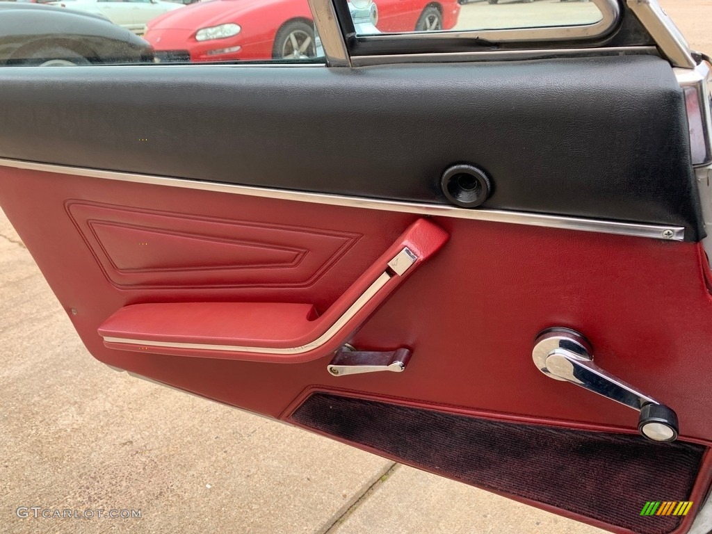 1979 Fiat Spider 2000 Standard Spider 2000 Model Red Door Panel Photo #138706491