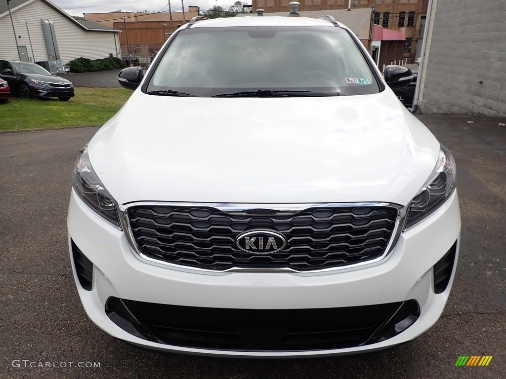 2020 Sorento S AWD - Snow White Pearl / Black photo #8
