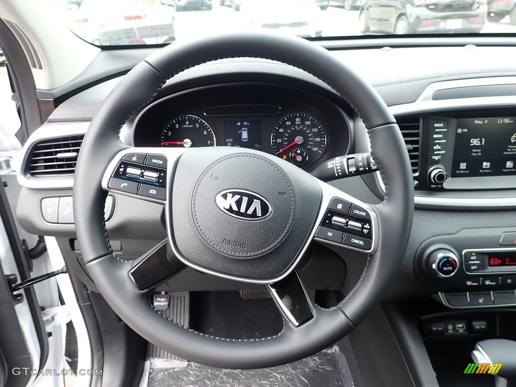 2020 Sorento S AWD - Snow White Pearl / Black photo #17