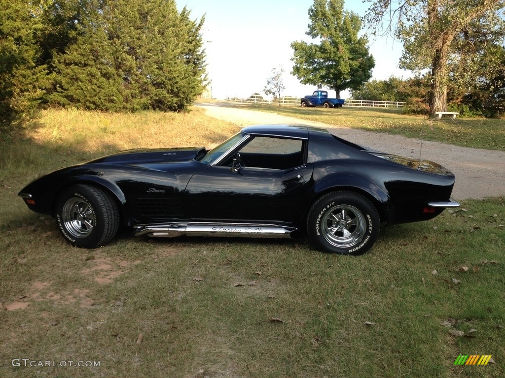 Black 1970 Chevrolet Corvette Stingray Sport Coupe Exterior Photo #138706902