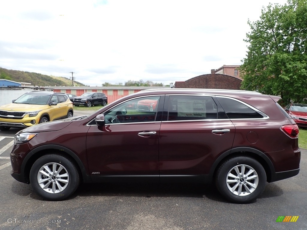 2020 Sorento LX AWD - Sangria / Black photo #6