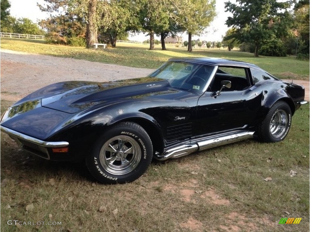 Black 1970 Chevrolet Corvette Stingray Sport Coupe Exterior Photo #138707028