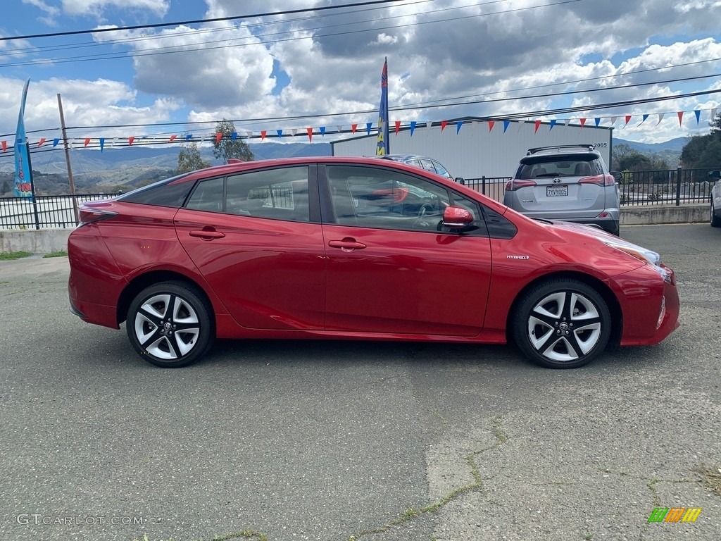 2016 Prius Three Touring - Hypersonic Red / Black photo #9