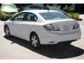 White Orchid Pearl - Civic Hybrid Sedan Photo No. 2