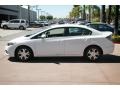  2014 Civic Hybrid Sedan White Orchid Pearl