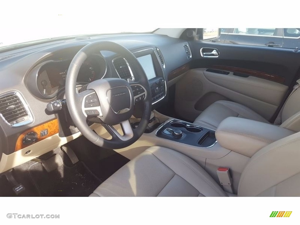 Black/Light Frost Beige Interior 2014 Dodge Durango Citadel AWD Photo #138709890