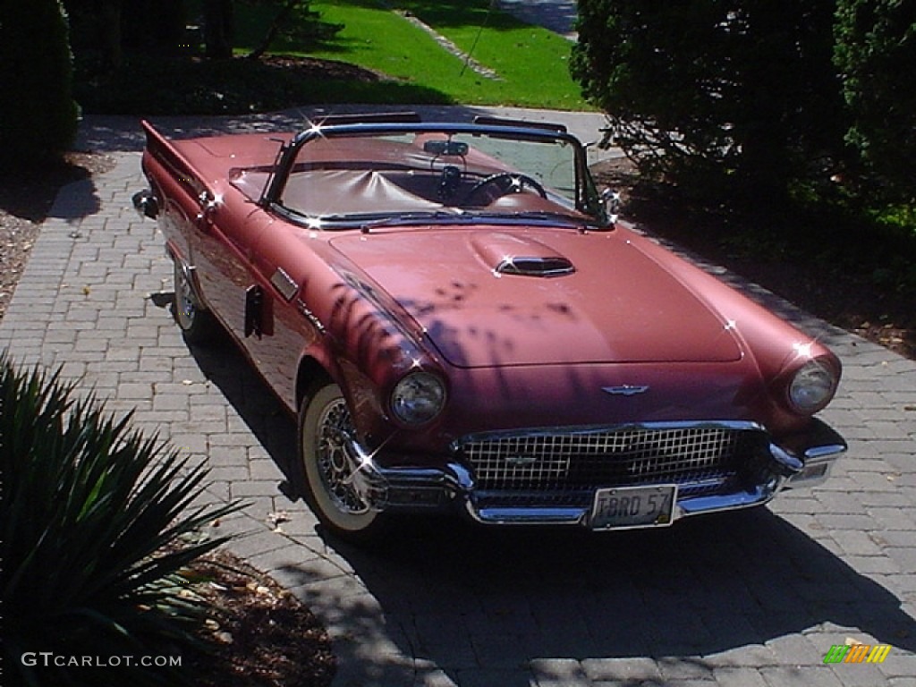 Thunderbird Bronze 1957 Ford Thunderbird Standard Thunderbird Model Exterior Photo #138710646