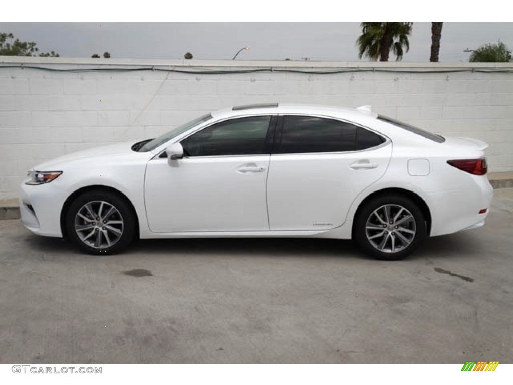 Eminent White Pearl 2016 Lexus ES 300h Hybrid Exterior Photo #138711486