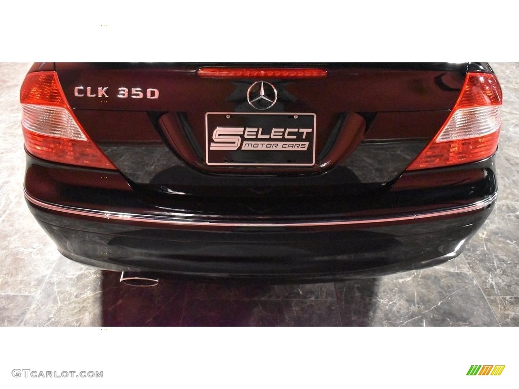 2009 CLK 350 Coupe - Black / Black photo #5