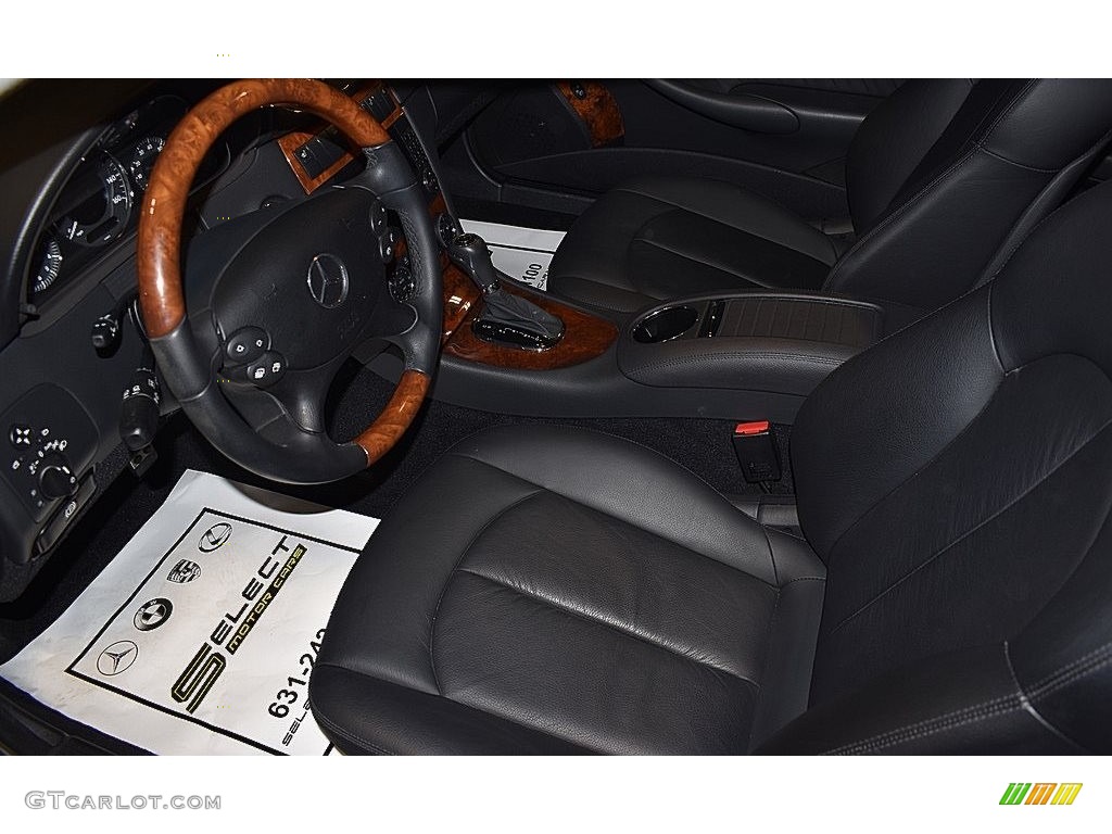 2009 CLK 350 Coupe - Black / Black photo #7