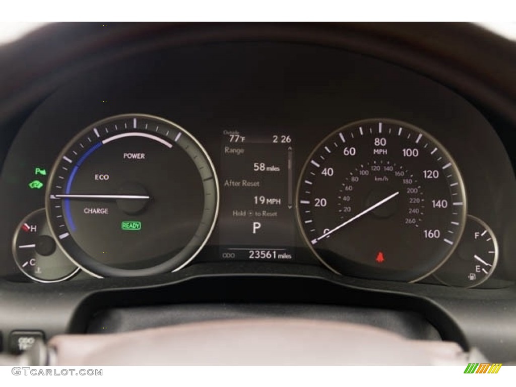 2016 Lexus ES 300h Hybrid Gauges Photo #138711702