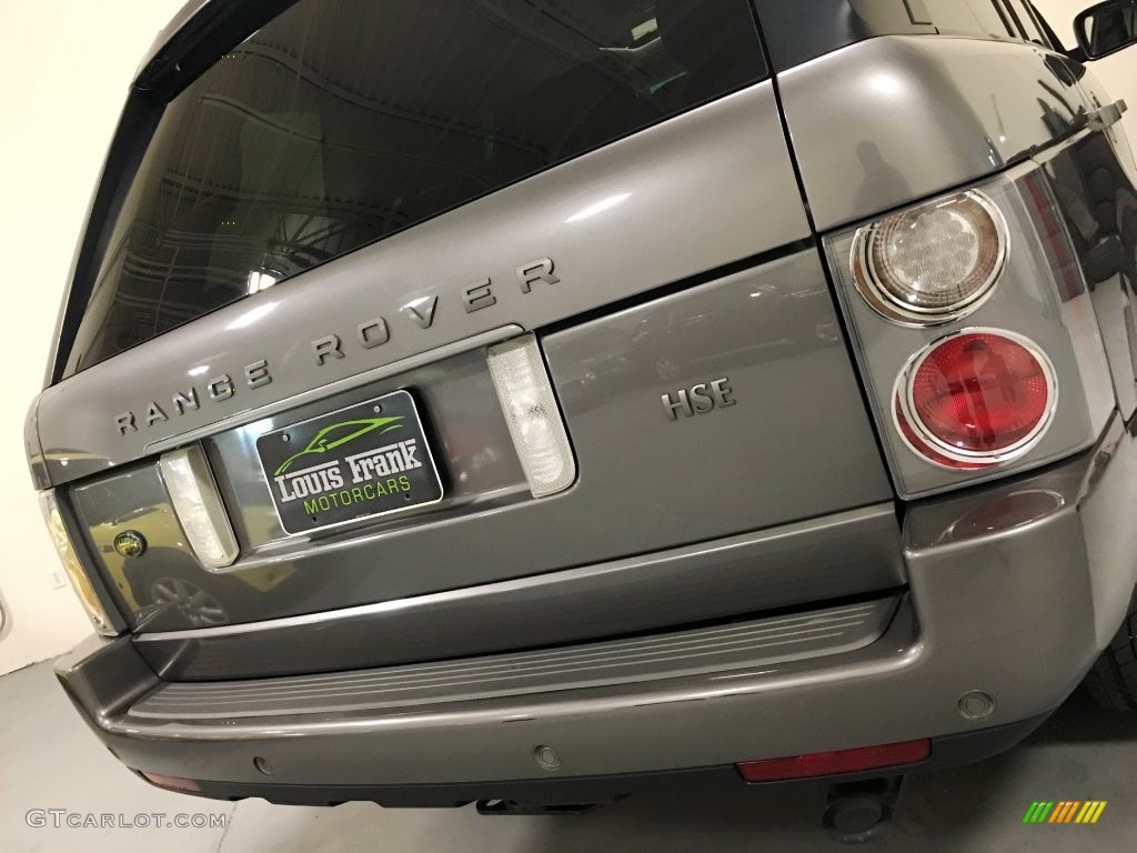 2008 Range Rover V8 HSE - Stornoway Grey Metallic / Jet Black photo #25