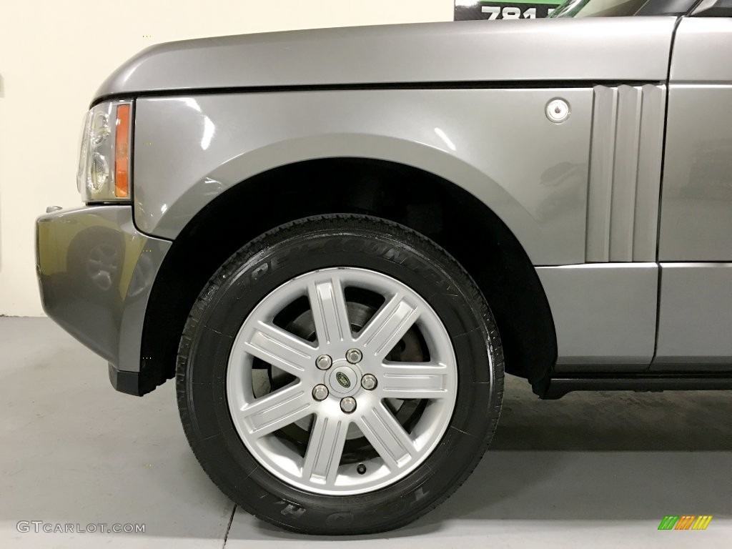 2008 Range Rover V8 HSE - Stornoway Grey Metallic / Jet Black photo #28