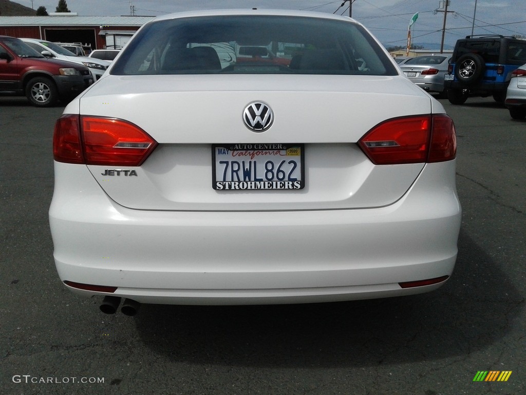 2012 Jetta S Sedan - White Gold Metallic / Titan Black photo #4