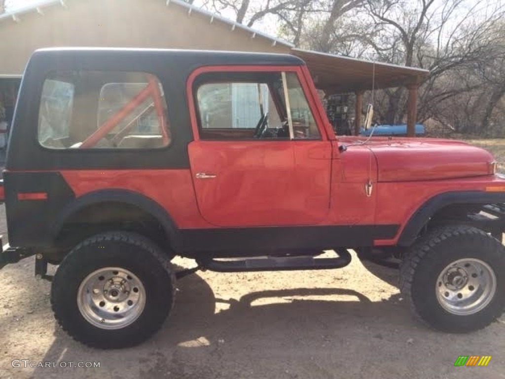 1979 CJ7 4x4 - Firecracker Red / Black photo #9