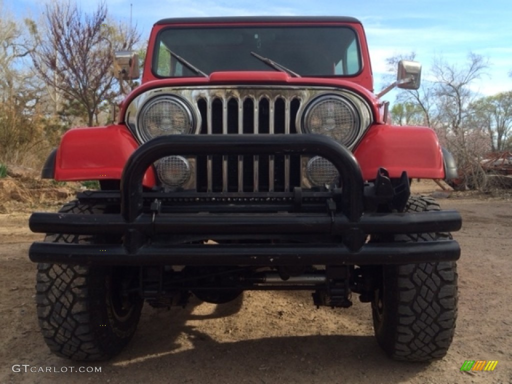 1979 CJ7 4x4 - Firecracker Red / Black photo #10