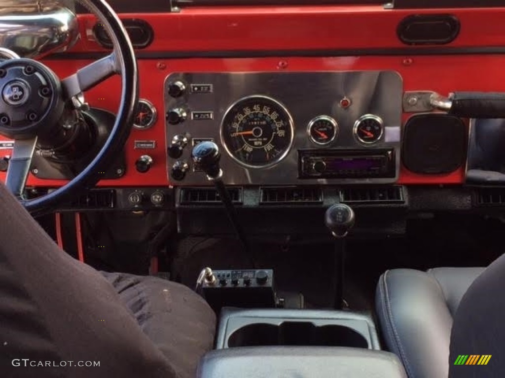 1979 CJ7 4x4 - Firecracker Red / Black photo #14