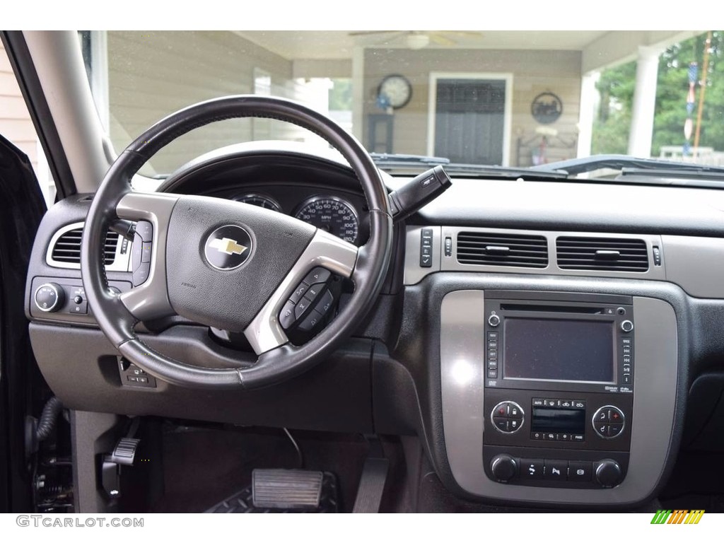 2013 Chevrolet Silverado 3500HD LTZ Crew Cab 4x4 Dually Ebony Dashboard Photo #138715251
