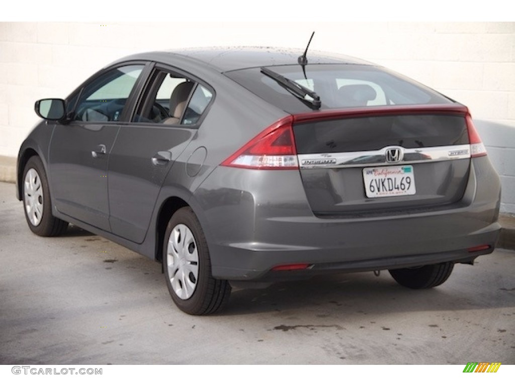 2012 Insight LX Hybrid - Polished Metal Metallic / Gray photo #2
