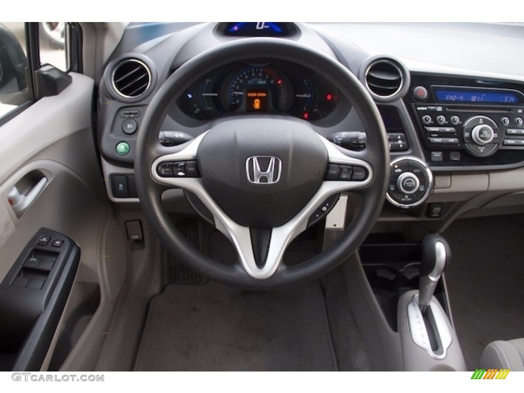 2012 Honda Insight LX Hybrid Gray Dashboard Photo #138716082
