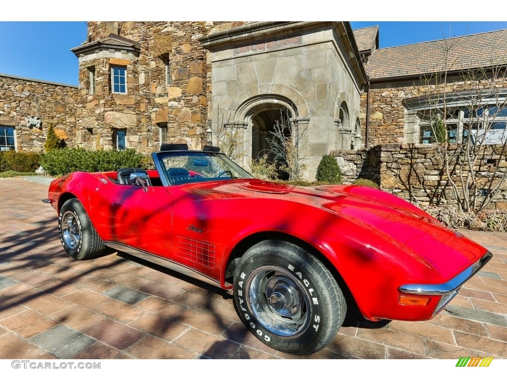Monza Red 1970 Chevrolet Corvette Stingray Convertible Exterior Photo #138716340