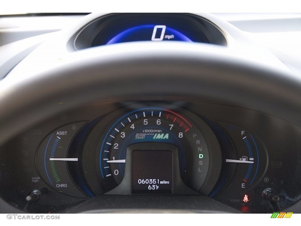 2012 Honda Insight LX Hybrid Gauges Photo #138716343