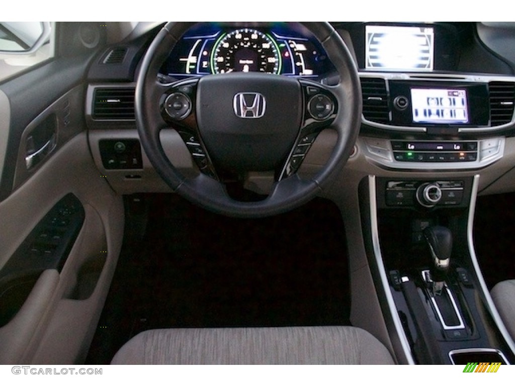 2014 Accord Plug-In Hybrid - White Orchid Pearl / Gray photo #5